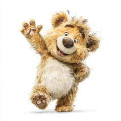 Quirky Teddy Bear Character