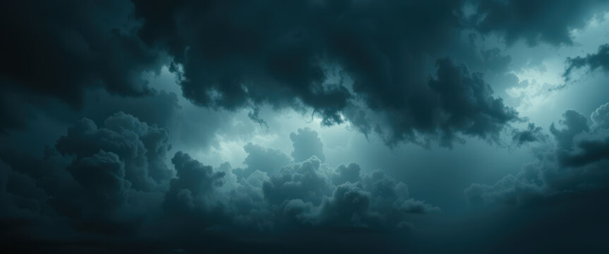 Stormy clouds gathering over the ocean nature photography dramatic atmosphere aerial view weather concept