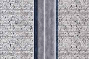 アスファルトの車道の背景素材