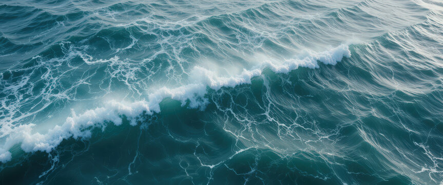 Ocean waves crashing coastal region nature photography serene environment aerial view tranquility concept