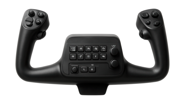 Dual yoke control system featuring built-in autopilot functions.