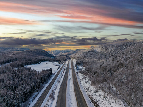 highway in the mountains