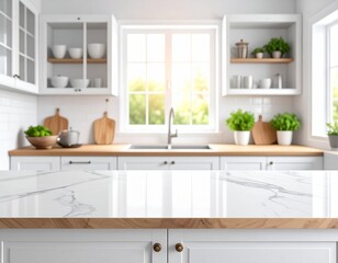 Fototapeta premium Pure & Uncluttered Focus on the Counter