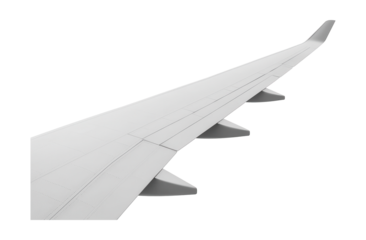 Long-span wing with high aspect ratio and low taper.