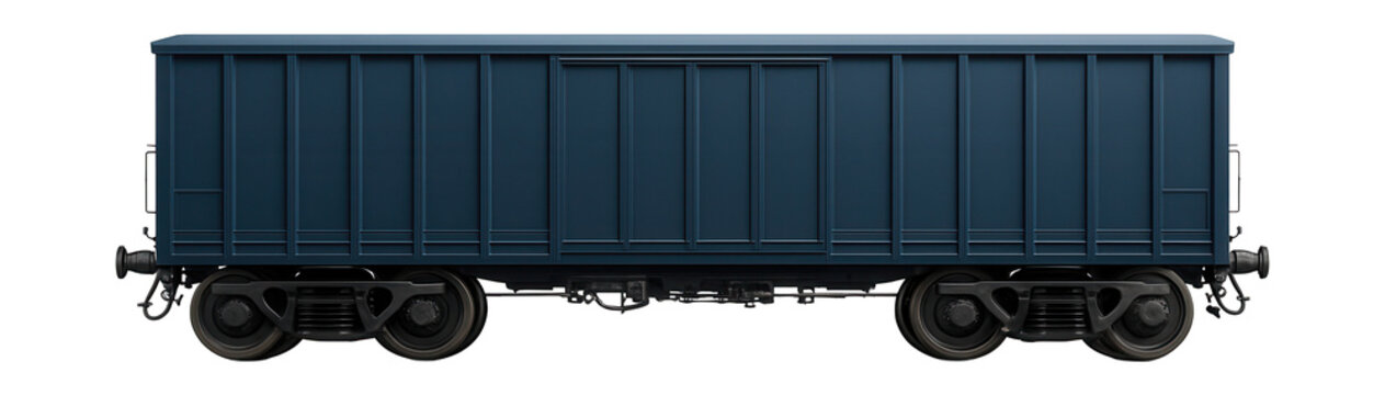 Extended boxcar featuring additional axles and robust couplings.