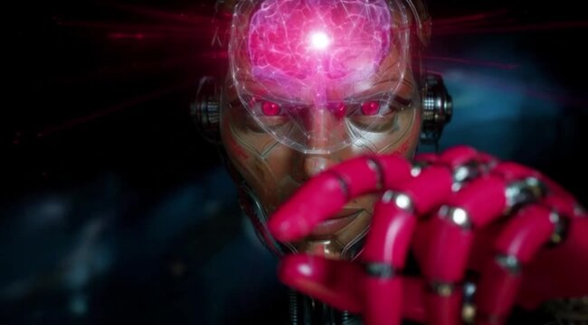 Robo rosa futurista