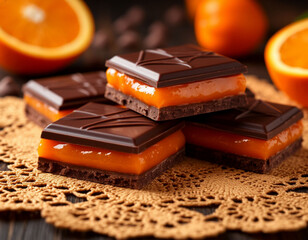 chocolate with orange filling
