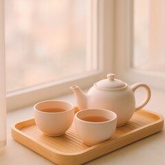 Pastel Tea Setting