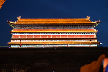 중국 시안 성벽