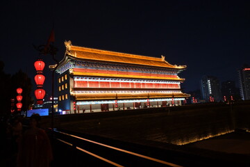 중국 시안 성벽