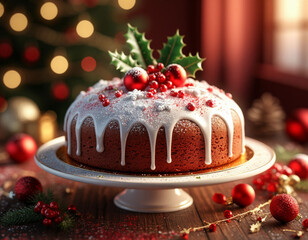 chocolate cake on a plate
