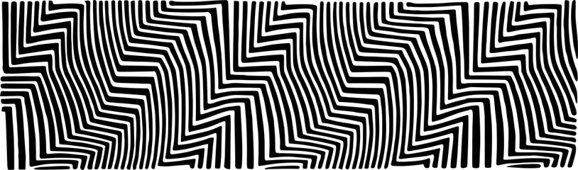 Minimalist Ocean Wave Line Art T-shirt Design