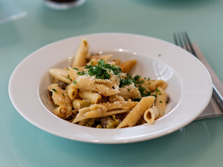 Delicious Pasta Dish with Herbs and Cheese