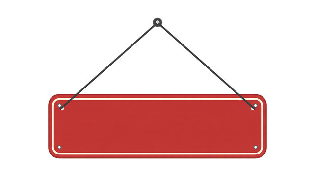 Enticing blank sign isolated on transparent background, for your business ready for your message to draw in new customers today