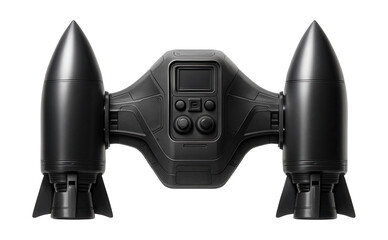 Dual-rocket pod platform with centralized control system.