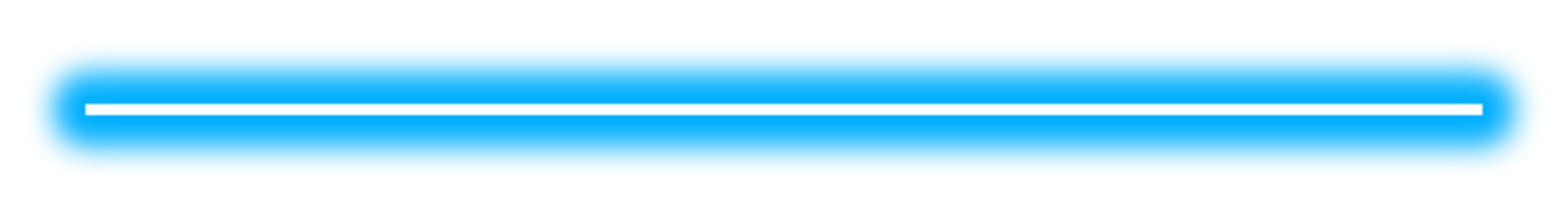 Glowing Neon Line Divider Set – blue Light Streak Borders Isolated on White Background, Bright Decorative Laser Line Effect for Design, UI Elements and Modern Graphic Layouts