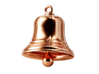 Shining Bell: A single, gleaming bell, a symbol of communication, clarity, and announcements. It is rendered with a metallic texture, suggesting value and tradition.