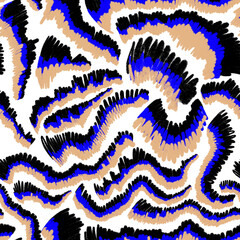 Abstract pattern design. Seamless doodle pattern.