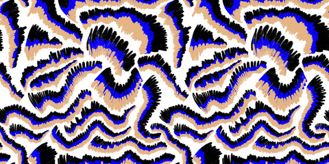 Abstract pattern design. Seamless doodle pattern.