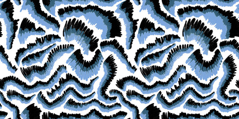 Abstract pattern design. Seamless doodle pattern.