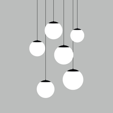 Decorative Pendant Lamp Illustration