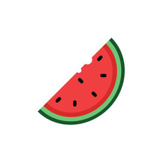 Realistic Watermelon Slice Art for Food Design