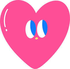 하트 캐릭터 일러스트