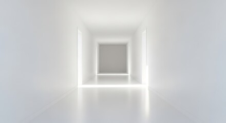 Fototapeta premium White Interior Hallway