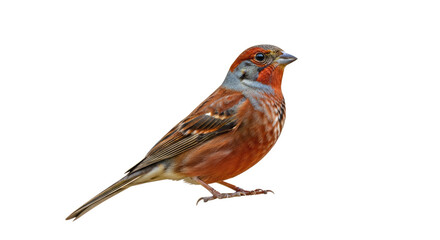 Obraz premium Colorful House Sparrow Perched on Branch.