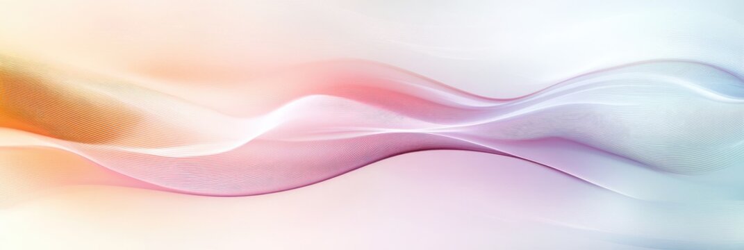 A colorful wave with a white background