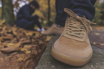 Shoe Up Close created with Generative AI Technology, ai, generative