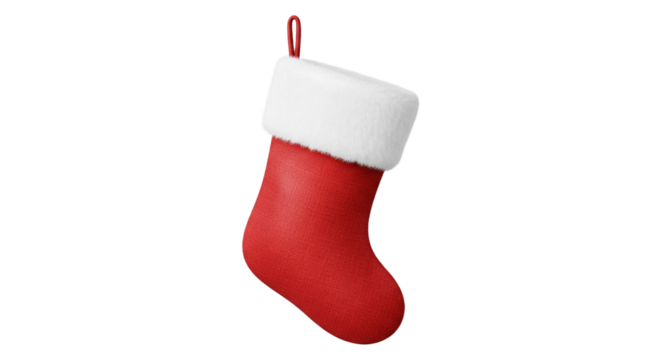 Christmas Stocking – Transparent Background
