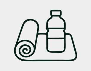 Health and Wellness icon illustration. healthy lifestyle icon