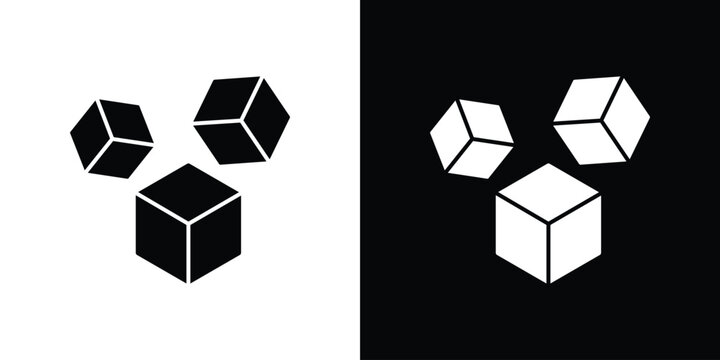 Ice icon Isolated. icon for logo, graphic design and more. - Powered by Adobe