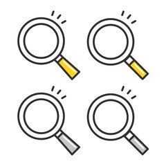 検索。アイコン。Search icon.