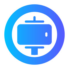 ring light gradient icon