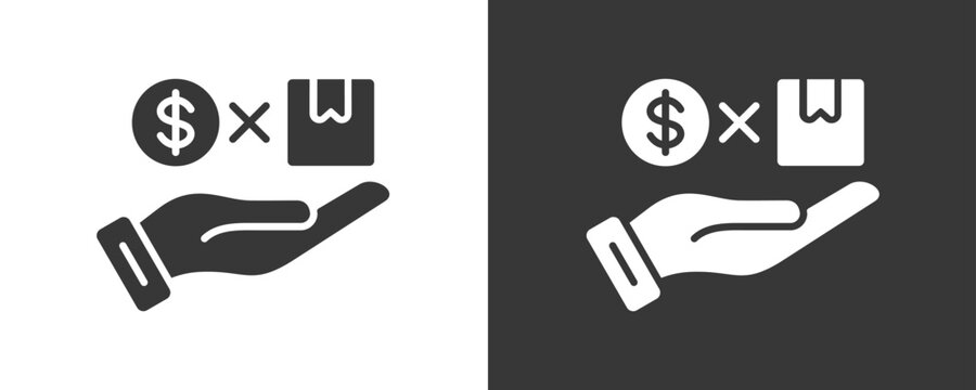 Feasibility Icon Set Vector Collection Isolated In Black And White