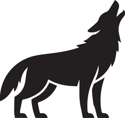 wolf emblem vector for branding badge and corporate identity