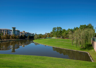 The Waterway and the surrounding area in The Woodlands, Texas