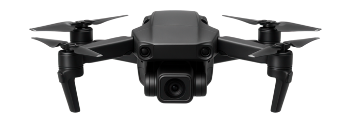 Compact foldable drone with integrated sensors for reconnaissance missions.