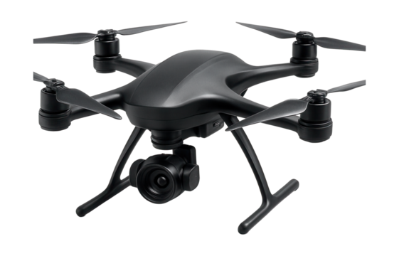 Endurance drone featuring a fixed rotor system for stable flight performance.