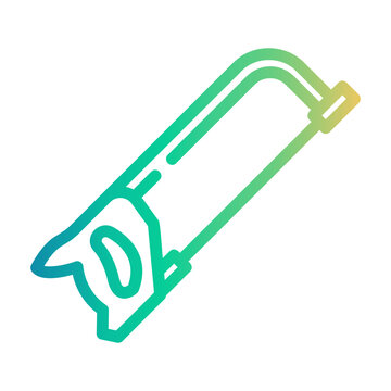 hacksaw Line Gradient Icon