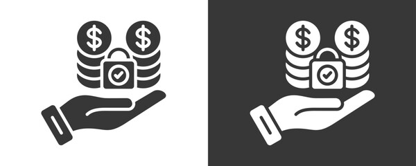 Cost Icon Set Vector Collection Isolated In Black And White