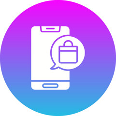 Mobile shopping Icon