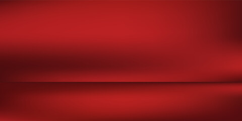 Dark abstract red background with subtle highlight effect. The spotlight creates a gradation from bright red in the center abstract simple design art © NOR