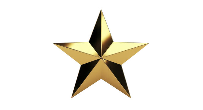 Shining golden christmas star on a transparent background, PNG image, PNG file, perfect for holiday decorations and festive designs