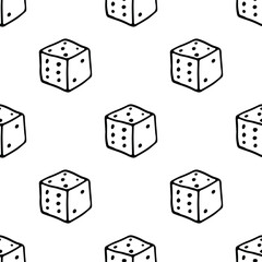 hand-drawn black and white seamless patterns cute simple line-art doodles. Each repeatable design includes playful minimalist illustrations suitable for backgrounds, packaging, textiles, wallpaper