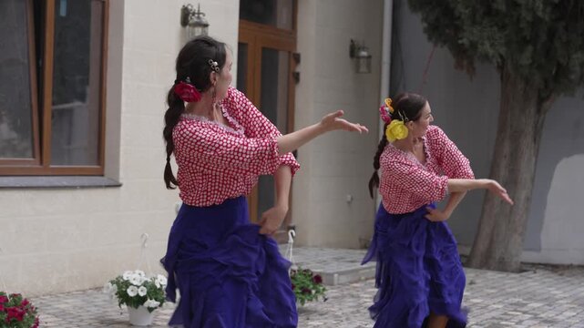 Flamenco dance on the street