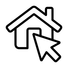 Home and Cursor Icon