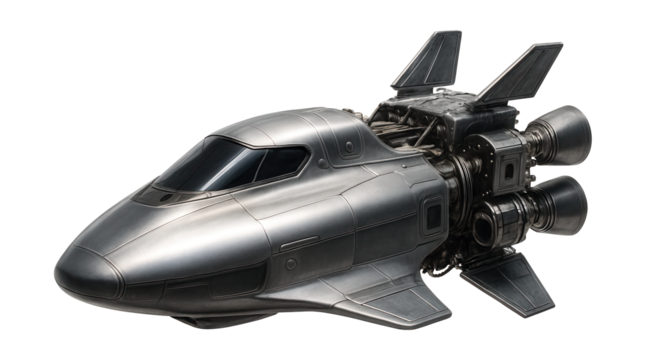 Compact space tug with a modular propulsion system for versatile operations.